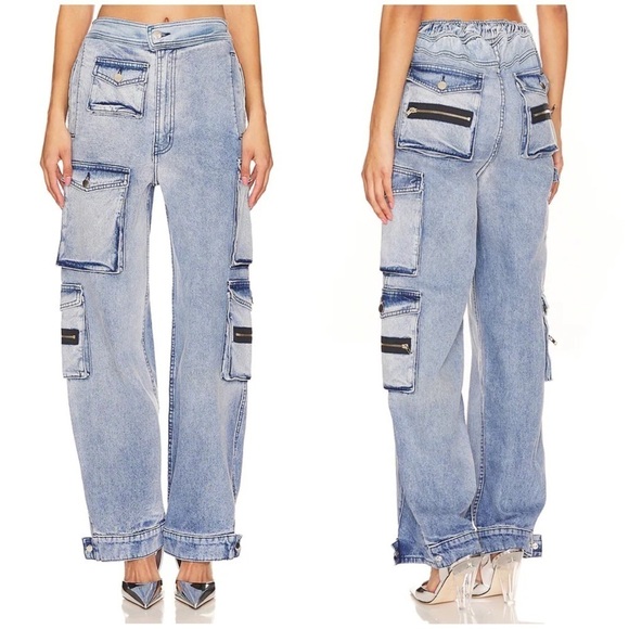 EB Denim Denim - EB Denim Cargo Pants in Rain Wash Size XL